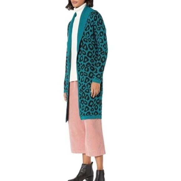 NWT BCBGeneration womans leapord Cardigan S - Picture 6 of 10